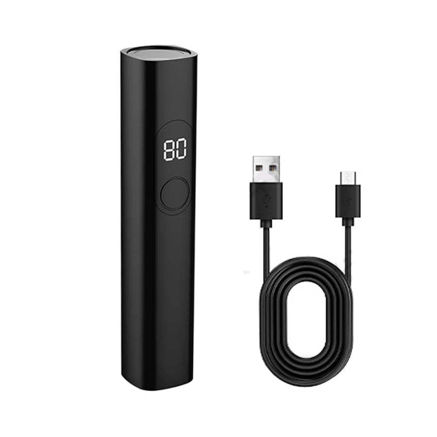 Mini lampă UV LED portabilă pentru unghii, uscare rapidă, instrument de manichiură pentru ojă - lumină UV pentru unghii pentru uz casnic