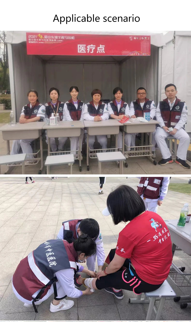 RescuePro NW Notfallweste Sicher - 6 Taschen, Reflekt L