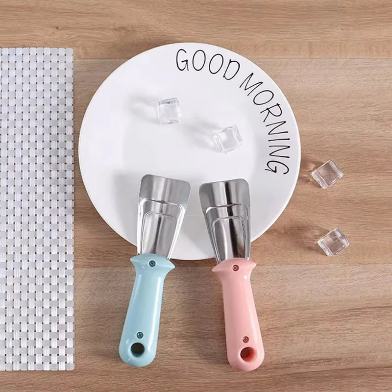 Edelstahl Schaber Enteiser Tragbar - 2 Stück 18 Cm Rostfrei