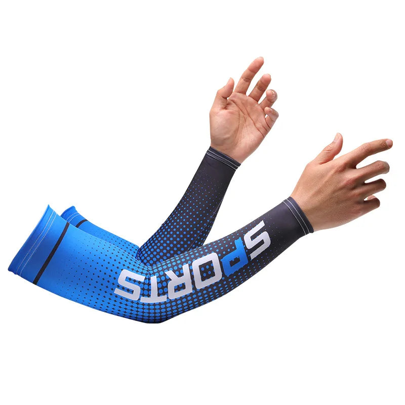 Arm-Ärmel 2025: HKXY GLOVES Sport Ice Arm Sleeves Men Cycling UV Solar - Breathable Summer Sun Protection Anti-Sunburn Long Sleeve Collection