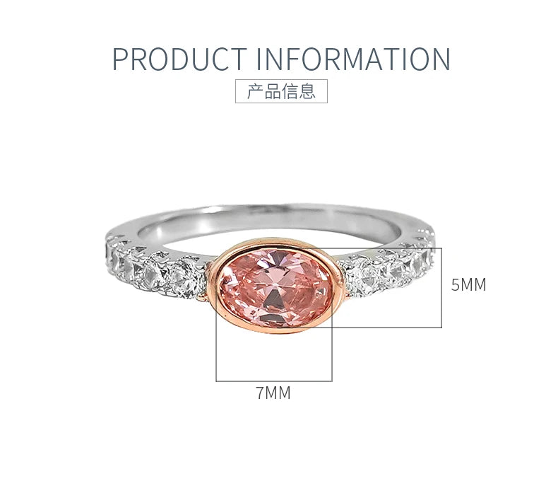 Papalacha R1288 Inel din argint 925 retro - oval 6g zircon