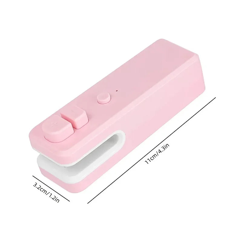 Tragbare Lebensmittel Beutel Versiegelungsmaschine USB Aufladbar Haushalt Vakuum Kaifeng Integriert Snack Versiegelung Küchen Werkzeuge