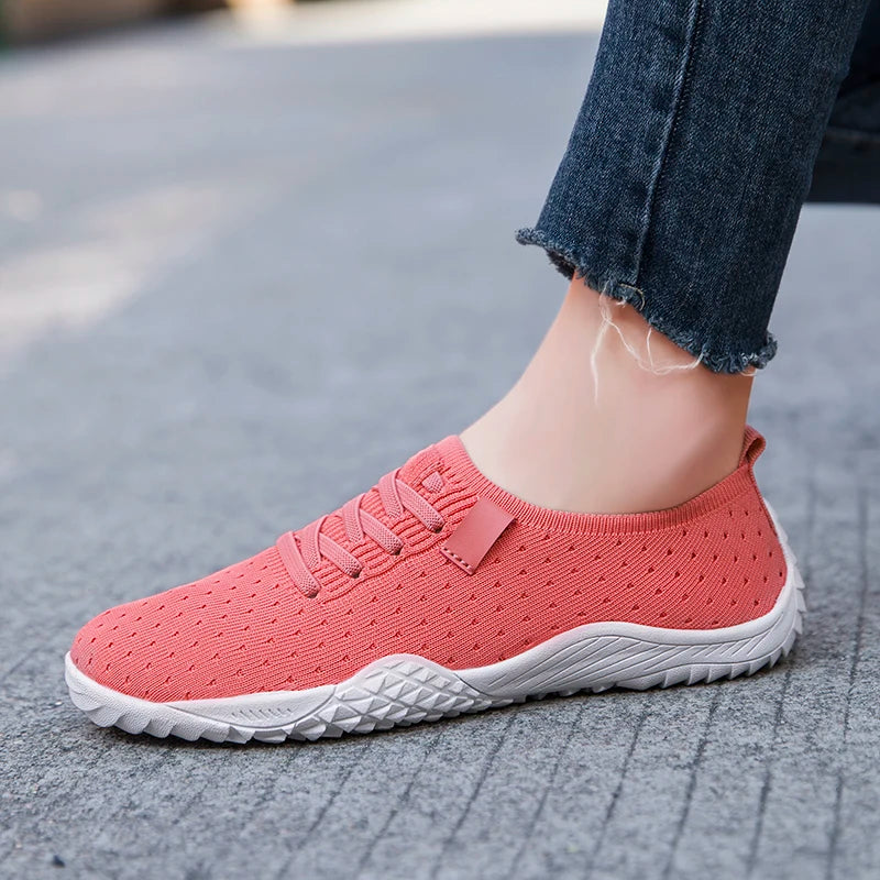 Barefoot Sneakers Women Soft Sole Casual Shoes Comfortable Breathable Outdoor Footwear Flats Vulcanized Shoe Size 36-42