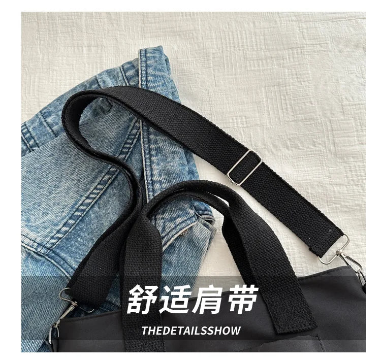 Small Casual Tote Bags Women Shoulder Messenger Bags Korean Canvas Fashion Female Crossbody Bag for Girl 2024 Cloth Handbags