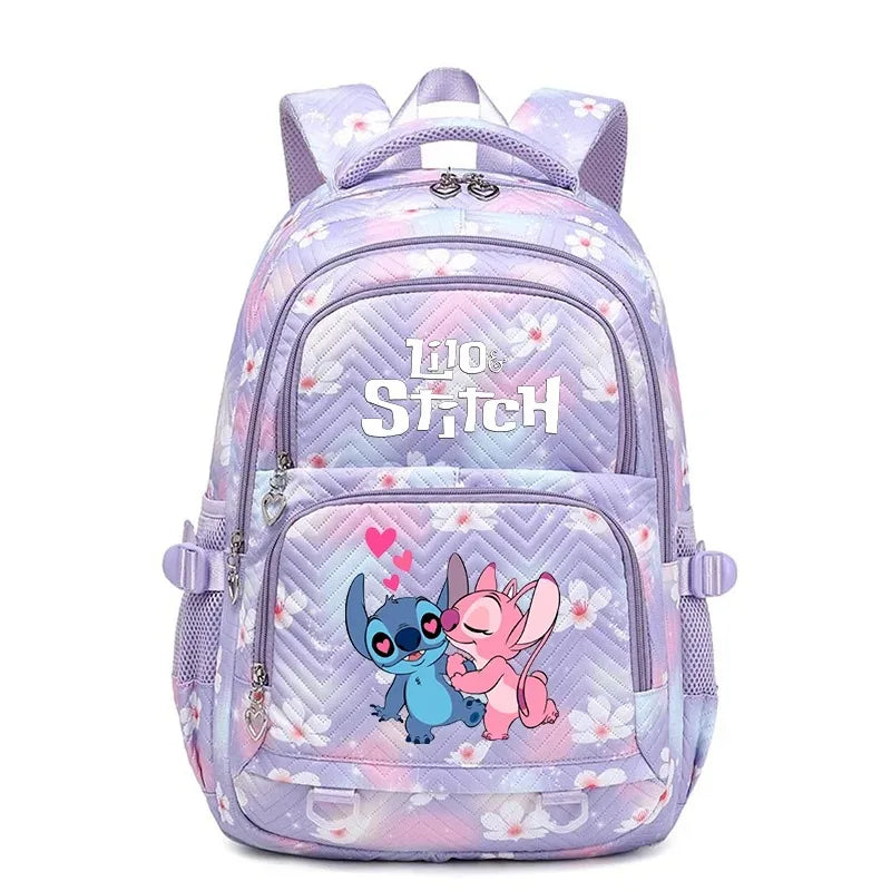 Lilo Stitch Schulrucksack 2025 - Große Kapazität Daypack für Mädchen Schultasche