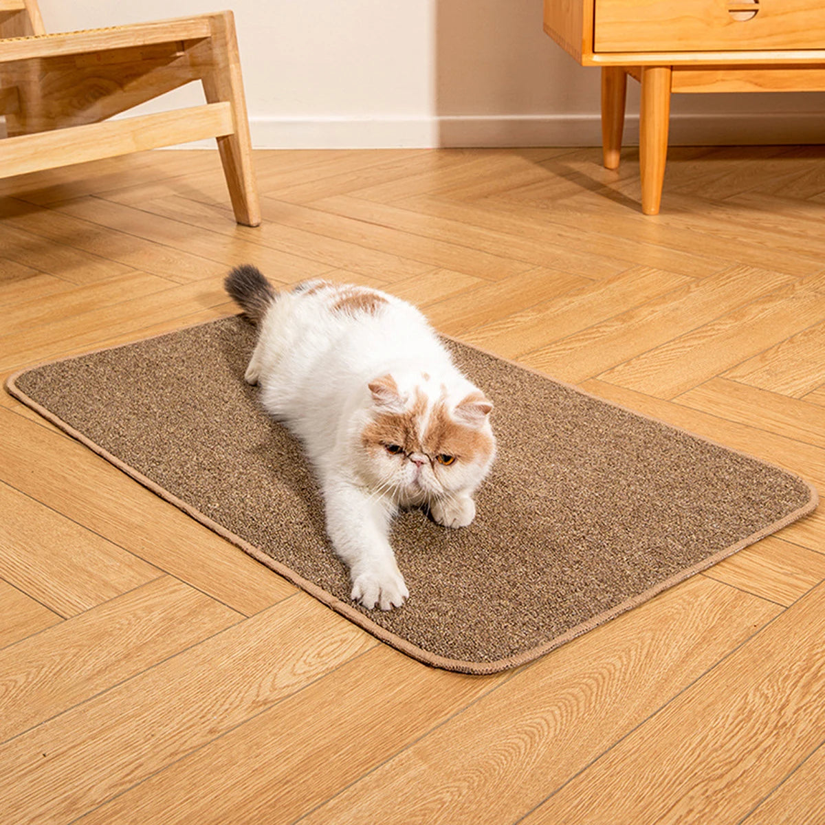Large Cat Scratching Mat Carpet Non-Slip Pet Bed Mat Sofa Protector Cat Scratcher Anti-Scratch Furniture Protector for Cats