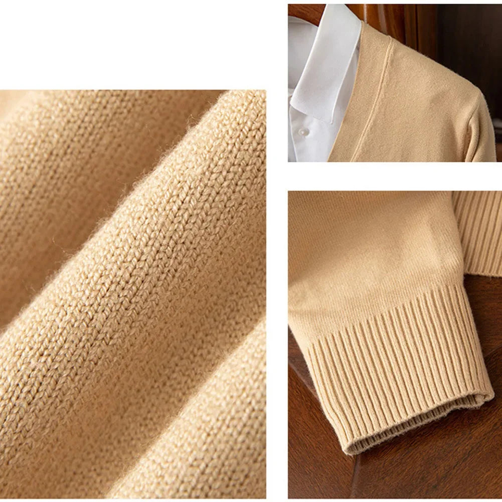 CN Cardigan V-Ausschnitt - Größe M, Polyester, Slim-Fit