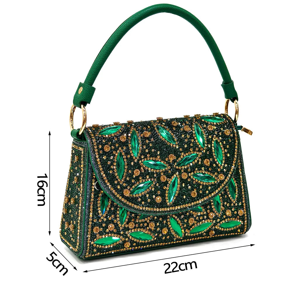 Elegant Italian Style Evening Party Shoe and Bag Set - Comfortable High Heel Women’s Shoes With Chic Hollow Design Handbag