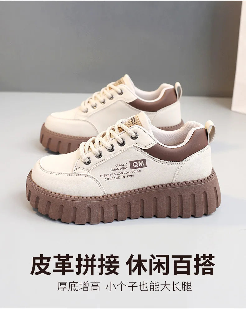 CEENIU TG00352 Plateau Sneaker Komfort - 5cm Absatz, PU