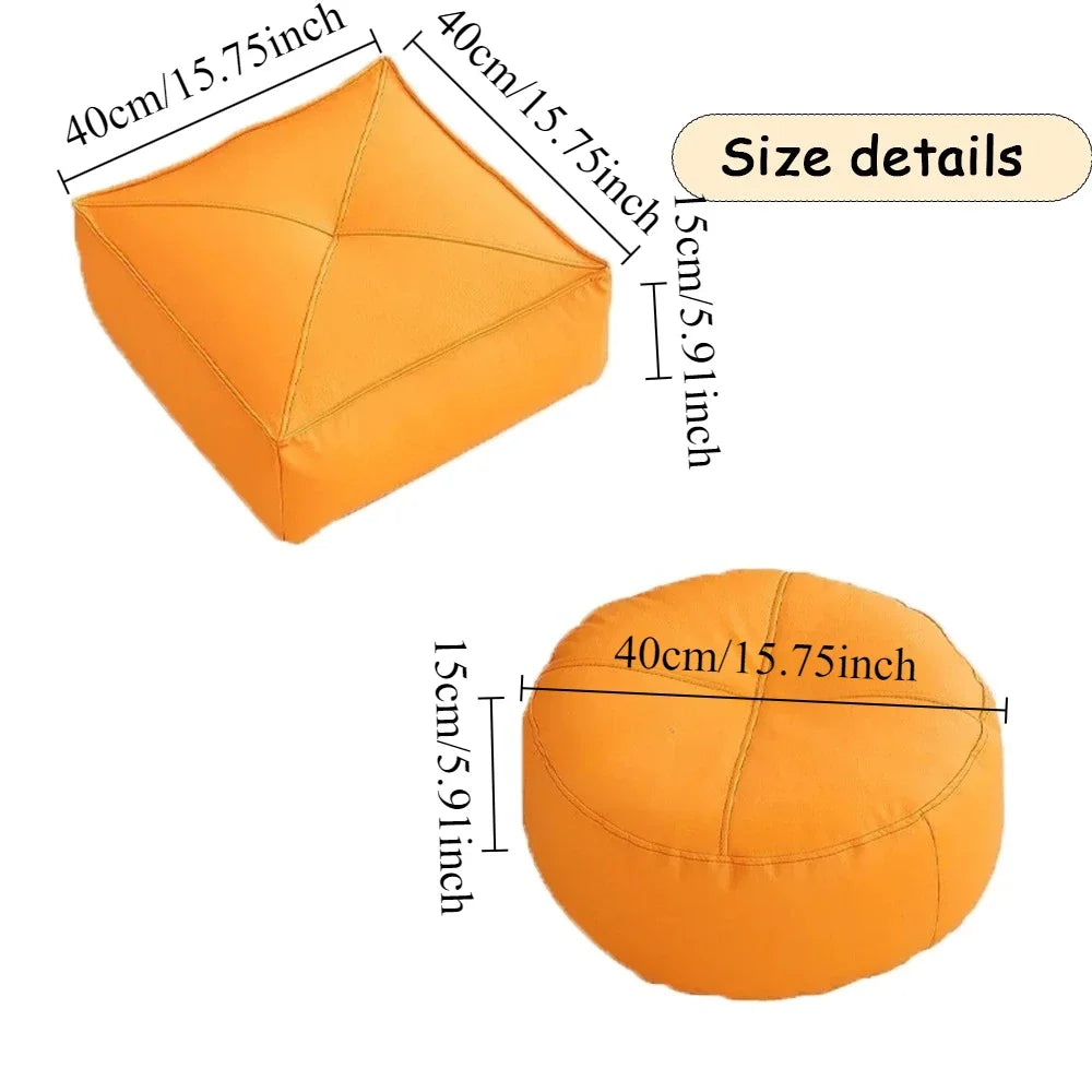 Hubei Dickes Bodenkissen - Größe 40x40 cm, Dicke 8 cm, Samt