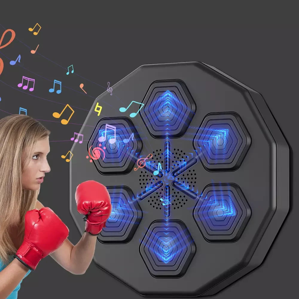 Intelligente Musik Boxing Maschine - Elektronisches Boxtraining Wandziel Sport Agilität Reaktion Wandmontage