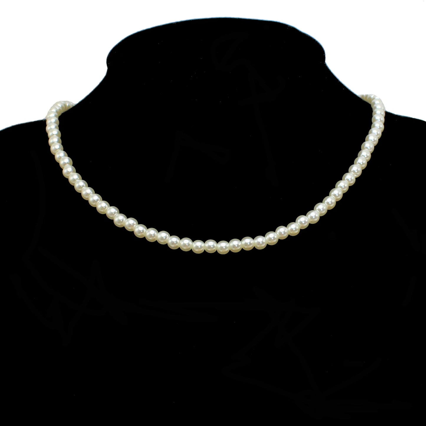 DAIZHEMEI GIFT Perlenkette Mit Anhänger - 42 5cm Beige