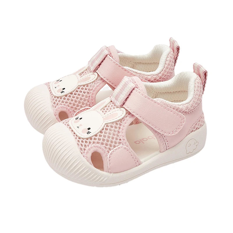 Balabala Baby Mädchen Sandalen Sommer 2025 - Weiche Sohle Atmungsaktive Strand Schuhe - Für Outdoor Casual Kleidung