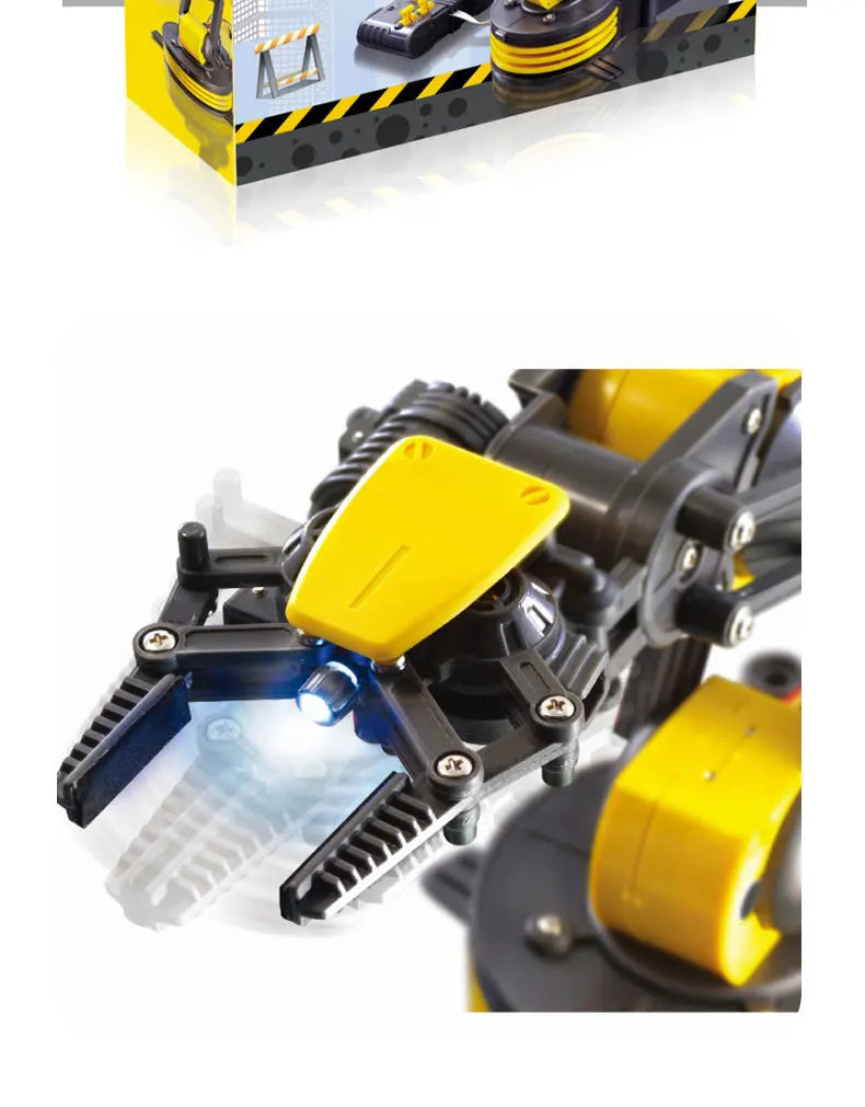Remote Control Manipulator DIY Electric Scientific Robot Arm Experiment Assembling Children's Educational Toys Kid Birthday Gift