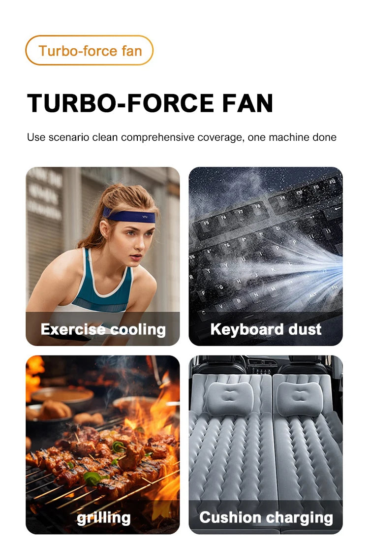 Powerful Air Blower 33000RPM/min Car Violent Blower Air Gun Turbo Jet Fan Electric Handheld Turbofan for Makita/Milwaukee/Dewalt