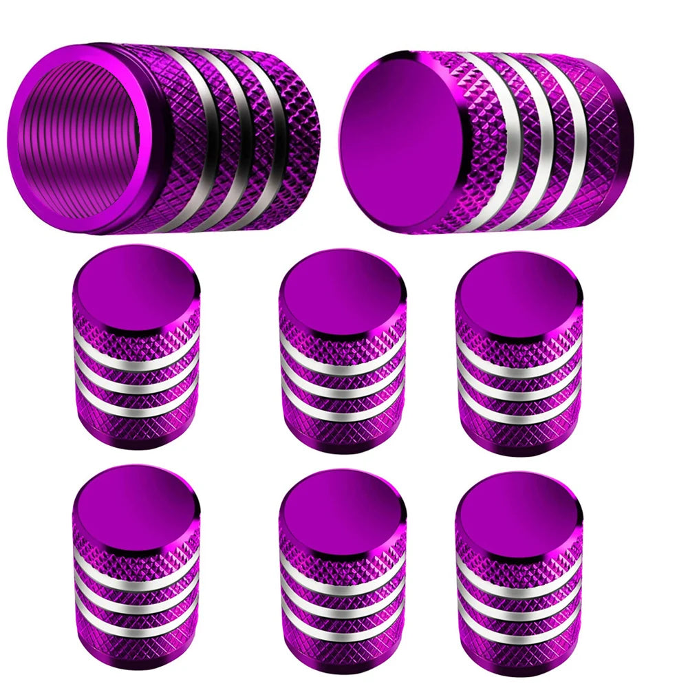 ZZTZZC Ventilkappen Staubdicht - Aluminium 8er Set 11mm