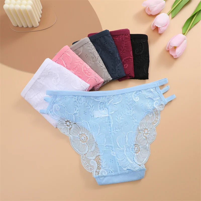All Of Me N667 Spitzenwäsche Low Waist - 7er Set Viskose
