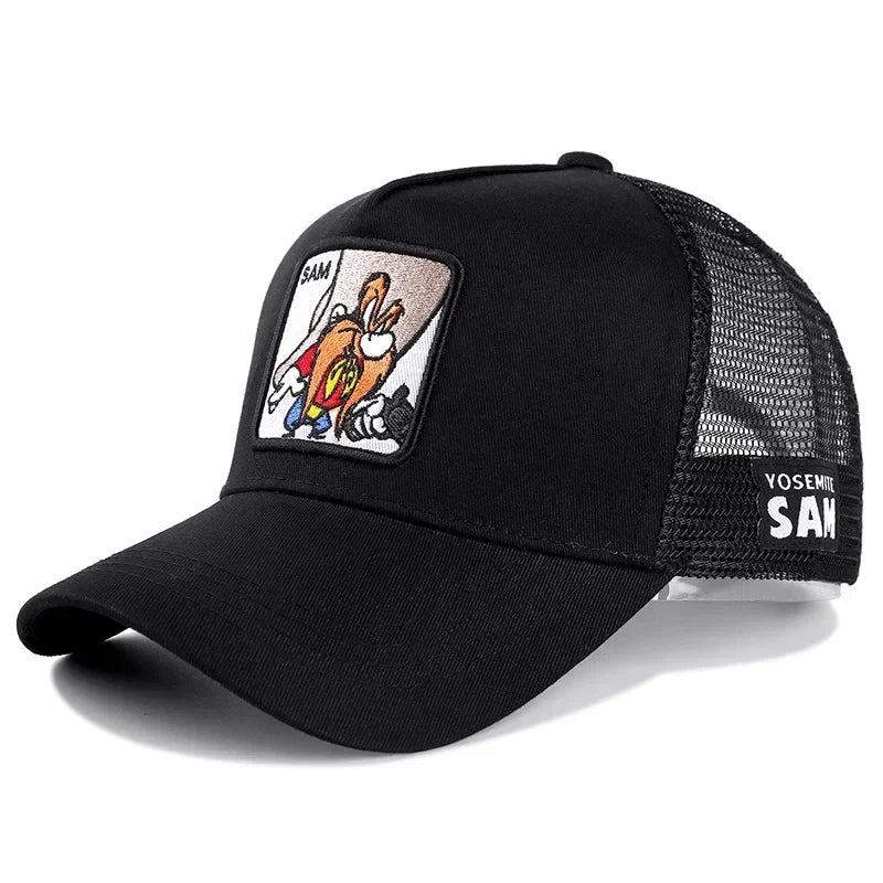 Șapcă de baseball de înaltă calitate pentru bărbați și femei, stil hip hop, stil tata, plasă, camioner, Snapback, brand de înaltă calitate, desene animate anime, Snapback, bumbac, Dropshipping