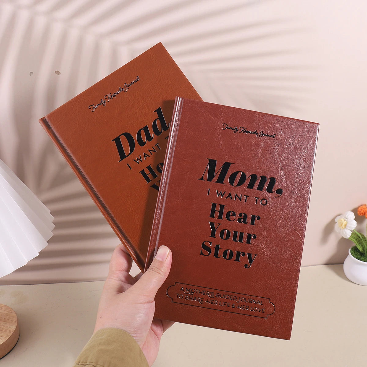 Choice Mom Ledercover Notizbuch - A5 120 Seiten Geschenk