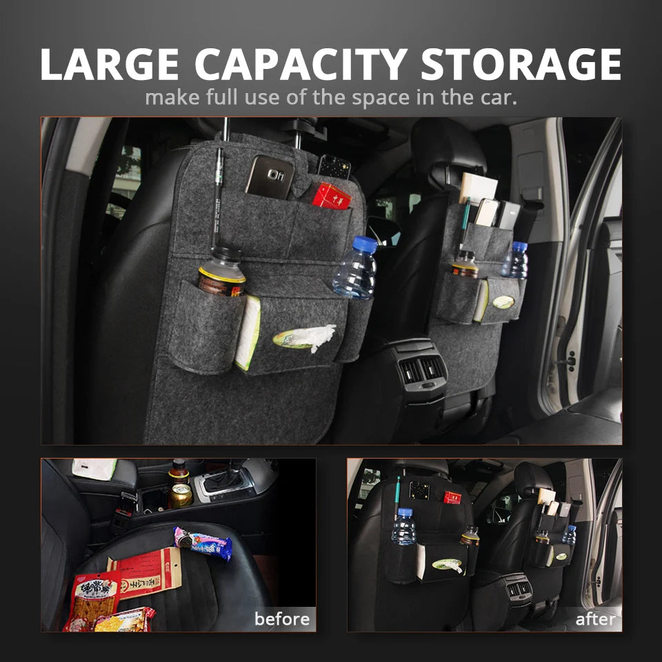 Choice Organizer Rücksitz Tasche - Filz 6 Taschen Universal