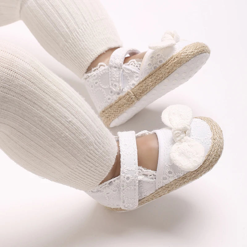 Baby Mädchen Schuhe 2025 - Süße Blume Rutschfeste Sohle Mary Jane Stil - Mode Sandalen Frühling Sommer 0-12M