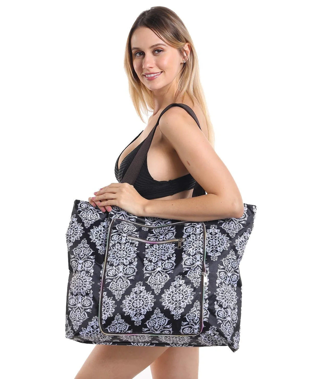 Genți de mână de vară pentru femei, genți de plajă de mare capacitate, impermeabile, pentru călătorii cu piscină, genți de fitness pentru cumpărături, geantă de umăr pentru femei