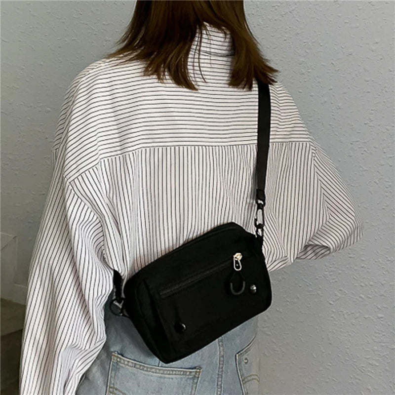 Crossbody Tasche Neue Canvas 2025 - Casual Vielseitig Schön Fashion Frauen - Eine Schulter Paket Große Kapazität Handy Münze Geldbörse