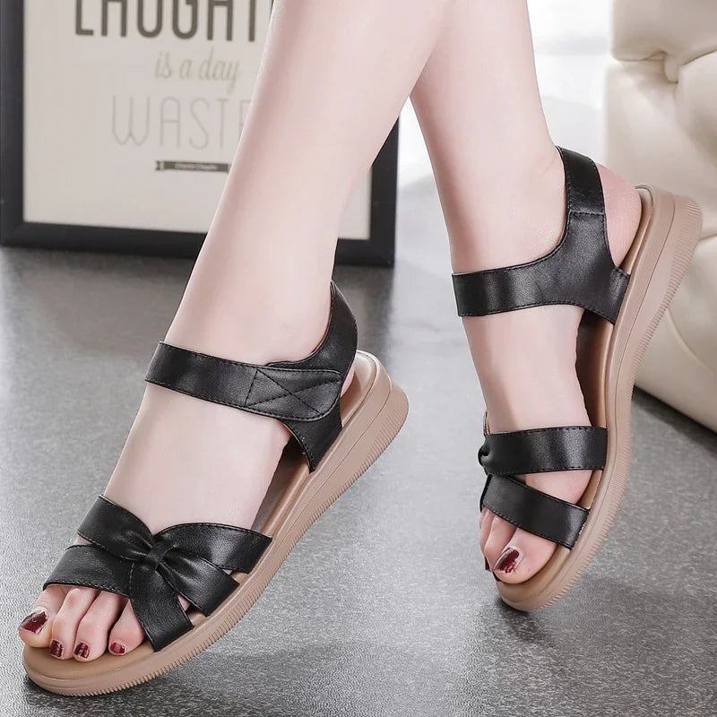 Summer Women Shoes Sandals Open Toe Walking Shoes Soft Ladies Shoes Wedge Women Shoe Party Sandal Women Female Footwear