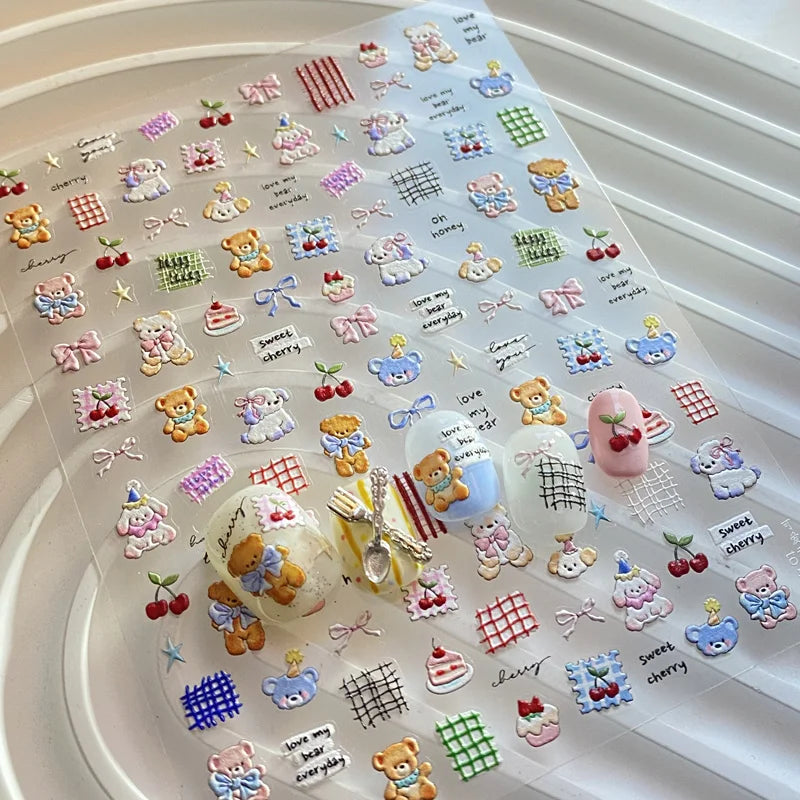 TSZS TO3913 Decorațiuni unghii 5D strălucitoare - Inimă și Lună 1 buc