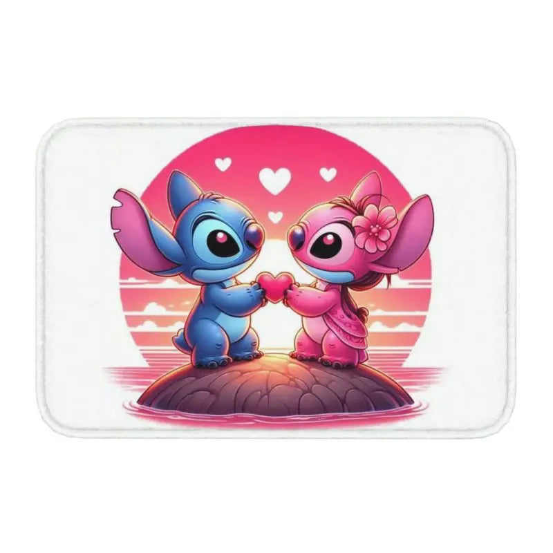 Custom Cartoon Stitch Floor Door Kitchen Bathroom Mat Anti-Slip Outdoor Doormat Bedroom Balcony Entrance Rug Carpet Footpad