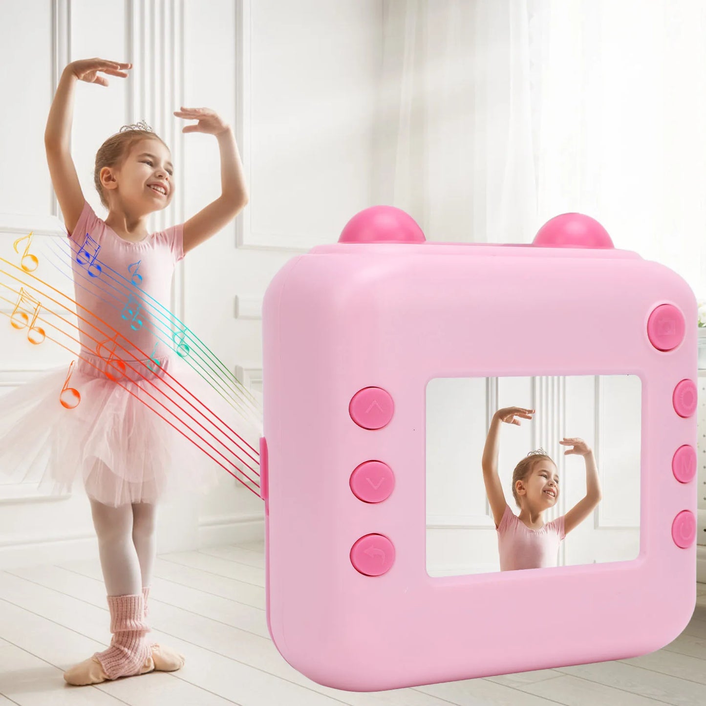 Sofortbild-Kamera 2025: 50MP Instant Print Camera 2.4 Inch - Eye Caring 1000mAh Multifunctional 16x Digital Zoom Travel Collection