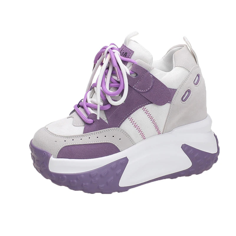 Rockynice 921 Atmungsaktiv Plateau Sneaker - 10,5cm 4cm