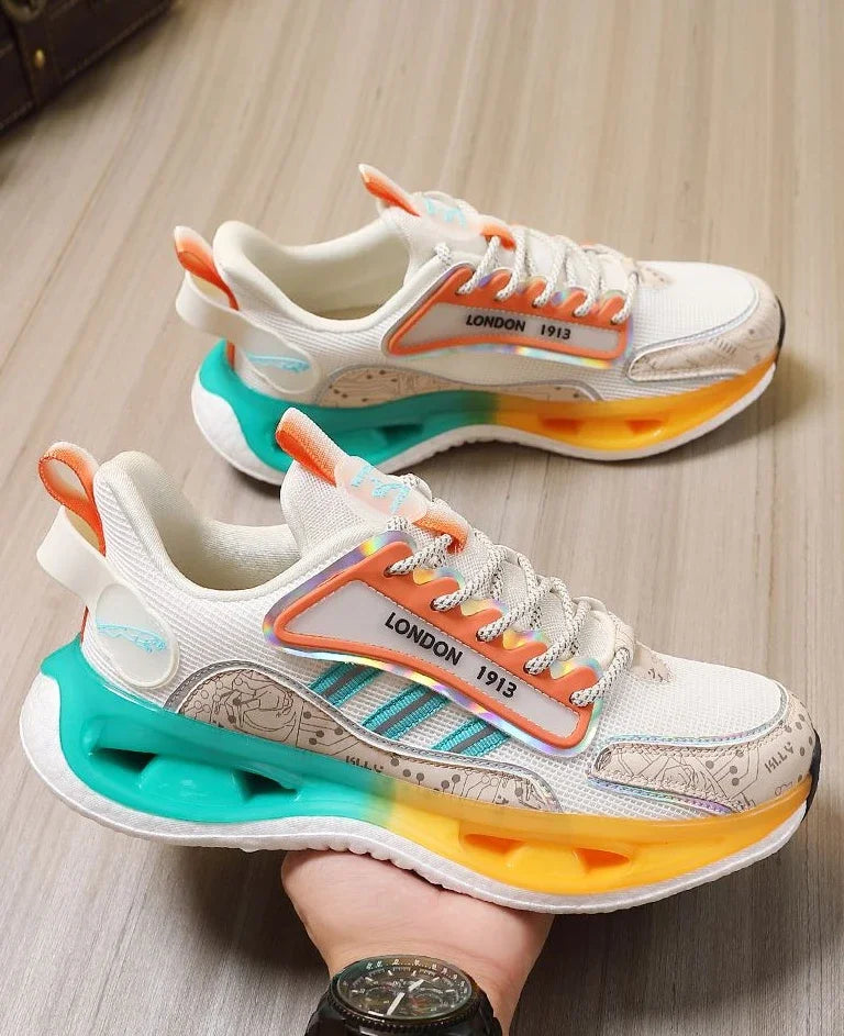 Herren Casual Sneakers Sommer - Stilvolle Gemischte Farbe Männer Schuhe - Y2K Hohe Qualität Jogging Walking Original Deals Breite Sports