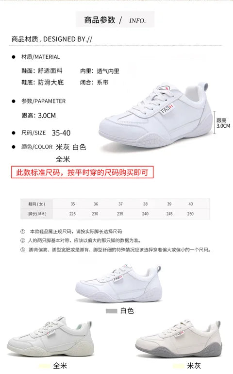 Women Shoes 2024 New Casual Lightweight Sports Shoes WomenBreathable Little White Platform Shoes White Sneakers Women