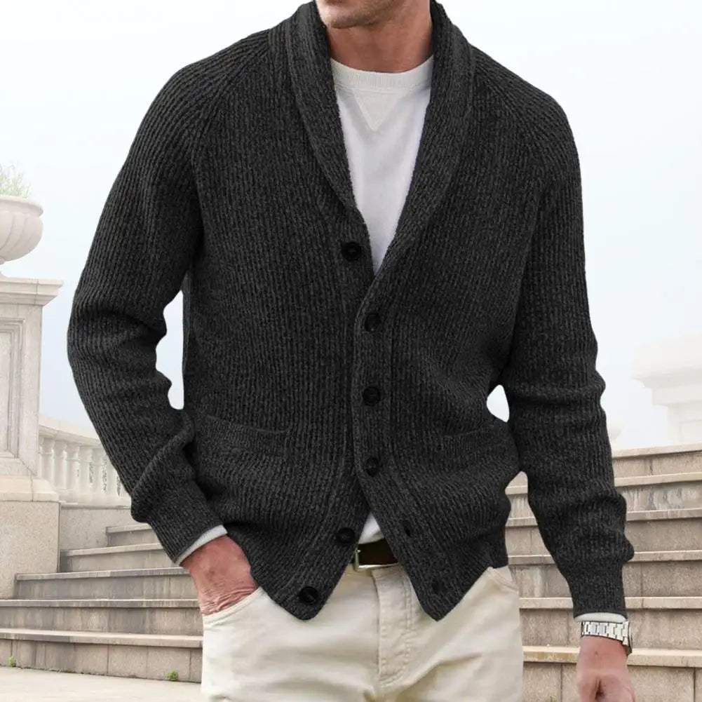 Männer Pullover Strickjacke - Baumwolle L/XL Winter