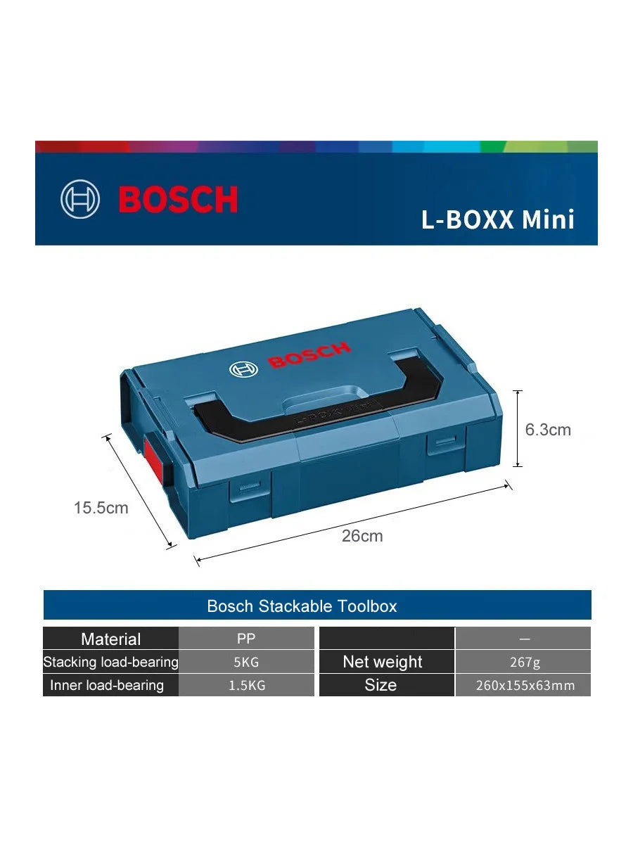 Werkzeugkoffer 2025: Bosch L-BOXX Mini Stackable - Portable Storage Collection