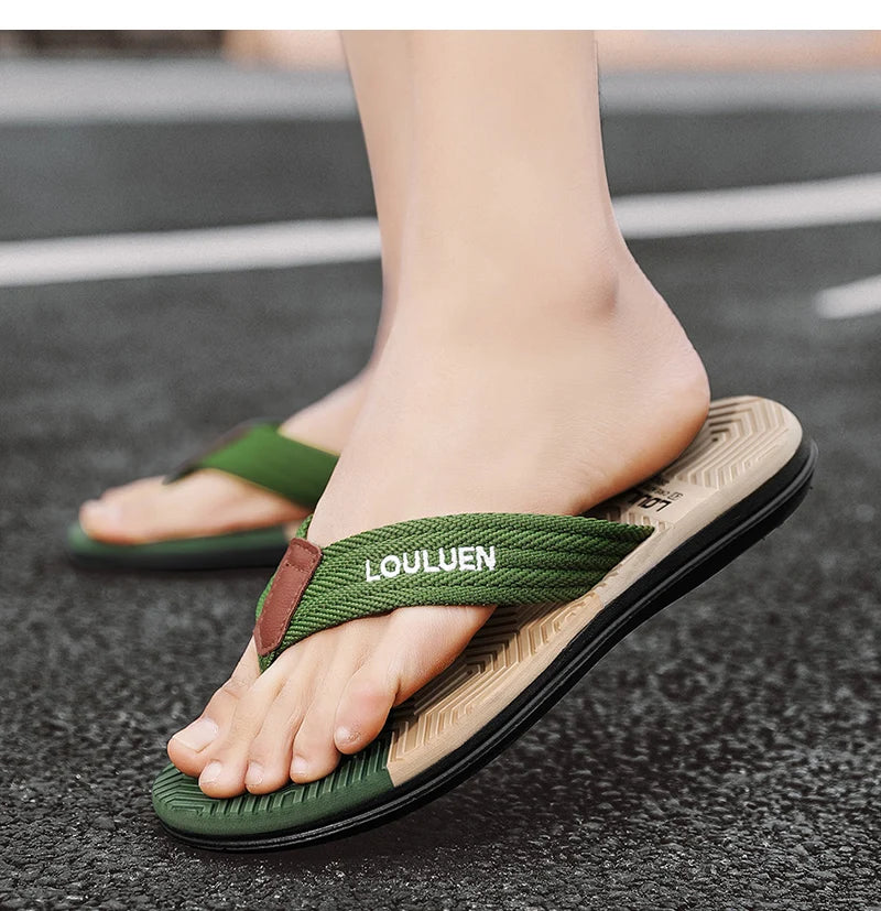 Hohe Qualität Heißer Verkauf Männer Flip Flops Sommer Strand Flip Flops Männer Mode Atmungsaktiv Casual Strand Männer Hausschuhe Sommer Outdoor