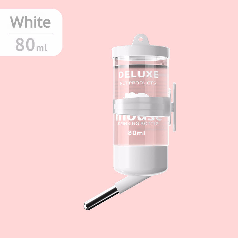 Haustier-Wasserspender 2025: Pet Water Bottle Automatic Water Feeder Hanging Pet Dog Drinking Bowl Plastic Water Dispenser Pet Supplies 80ML/125ML Collection