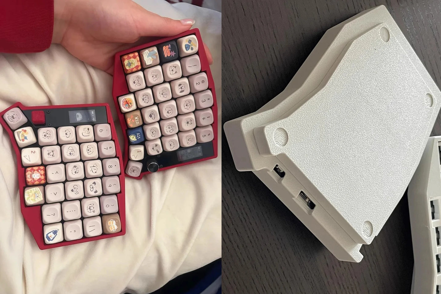 Sofle Split-Tastatur-Kit Dual-Modus - 58T Hot-Swap BT