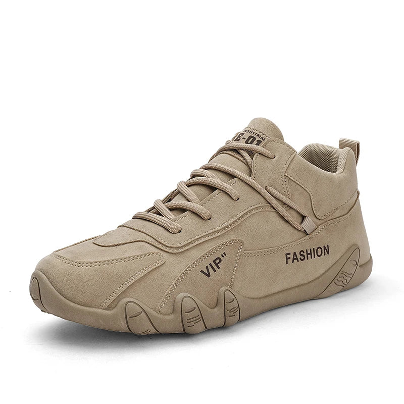 Sneakers for Men Autumn Flat Bottom Wear-resistant Workwear Anti Slip Men's Hiking Lightweight and Versatile Trendy Shoes Casual