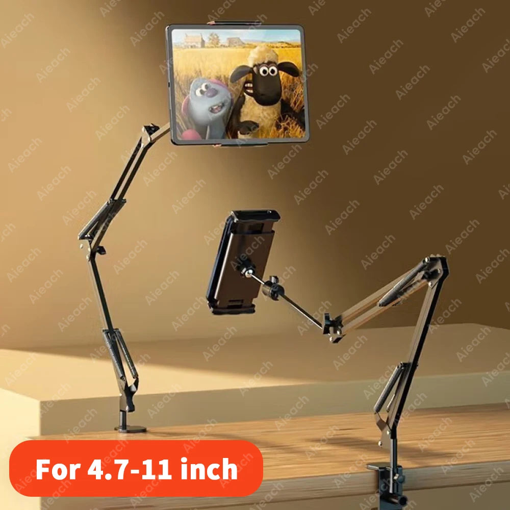 Tablet-Halterung 2025: MDNG iPad Stand Bed Holder - 360° Rotating Metal Mount Stretchable Arms Collection