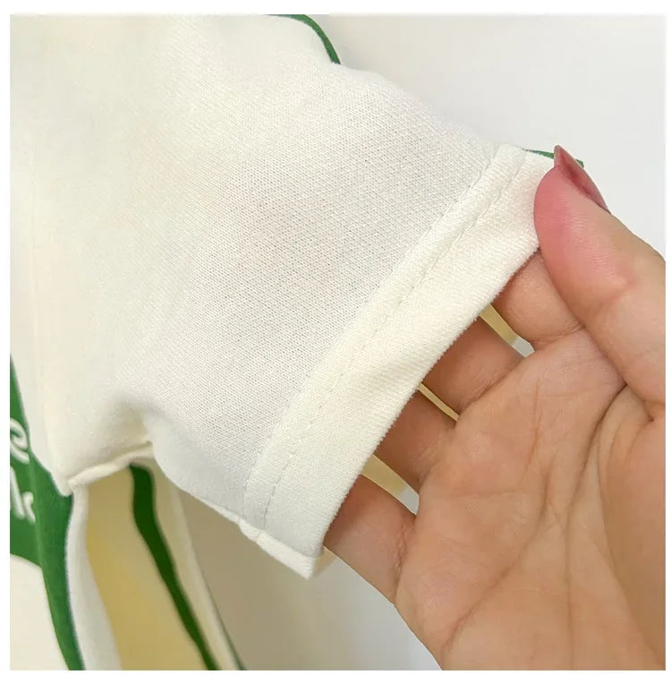 Set bebeluși Sonkpuel cu mânecă scurtă și dungi - bumbac 1-3 ani, 2 buc.