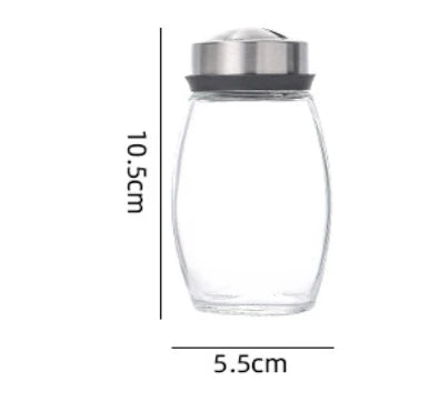 NEW Single Bottle Glass Jar and Spice Jar Set