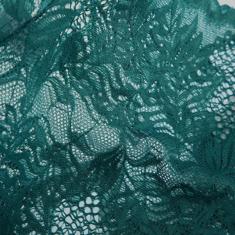 All Of Me Spitze V-Taillen Dessous - 3er Set Nylon Elastan