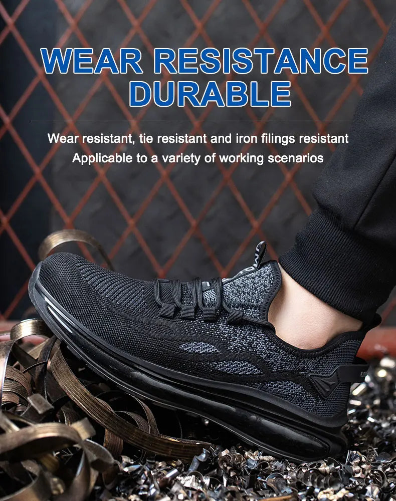 Lightweight Breathable Sneakers for Women Slip Resistant Shoes Outdoor Puncture-proof Outsole Comfort Wear Resistant Shoes