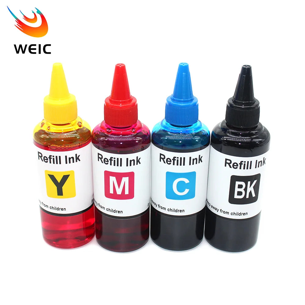 Weicltd 305XL Nachfüllset 4 Farben 100ml - Kompatibel HP