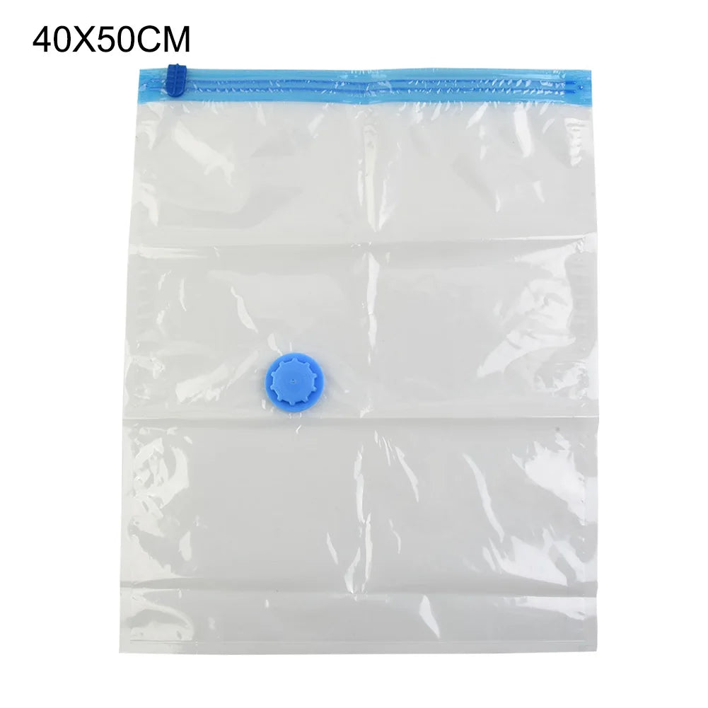 Transparent Vacuum Bag Folding Compressed Space Saving Clothes Storage Vacuum Storage Bag Household 1 Pcs
