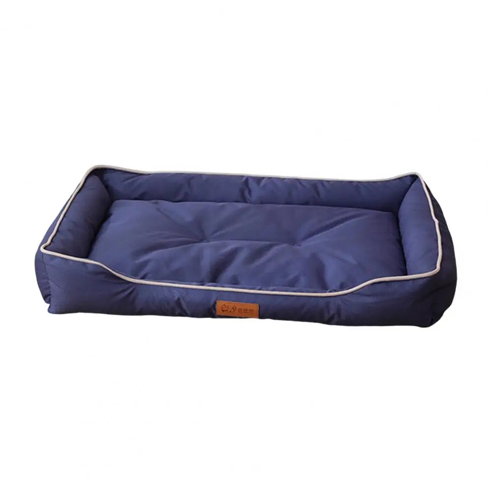 Dog Bed Waterproof Dog Bed with Non-slip Cozy Bolster Cushion for Small Dogs Washable Pet Nest Mat for Extra Dogs Soft for Dogs