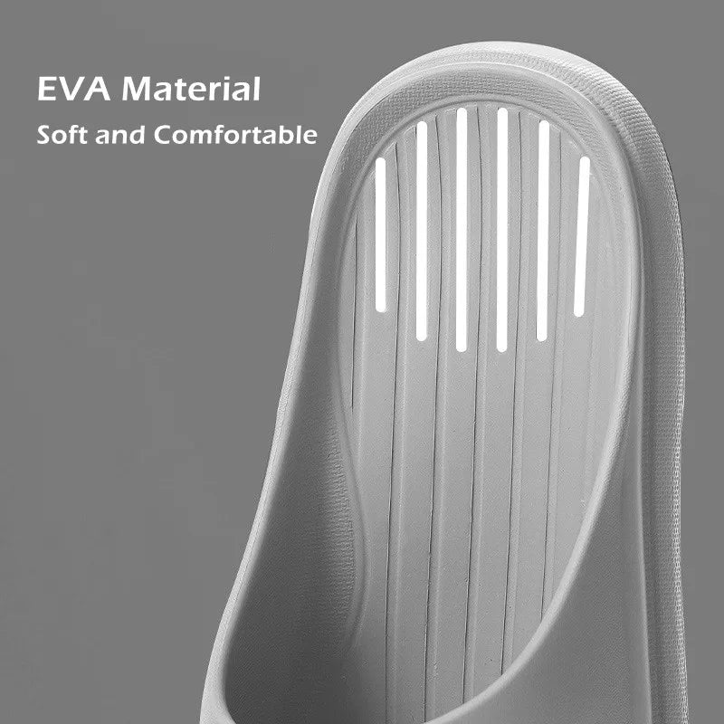 New Soft EVA Slippers Couples Home Slipper Outdoor Beach Summer Sandals Bath Men Flip Flops Non-Slip Women Thick Sole Shoes