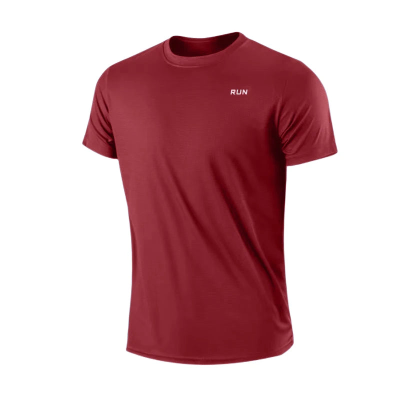 Sport-Shirt 2025: GENDAWAY Men's Quick Dry Short Sleeve Gym Running - Moisture Wicking Round Neck T-Shirt Training Exercise Sport Tops Lightweight Collection